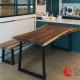 Dining table of pure western tamarind wood 1400×700