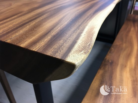 Dining table of pure western tamarind wood 1800×800