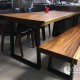 Dining table of pure western tamarind wood 1800×800