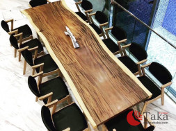 Pure western tamarind wood table 2800×900 Pure western tamarind wood table 2800×900