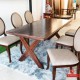 Walnut + Veneer luxury dining table set