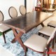 Walnut + Veneer luxury dining table set