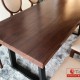 Raintree wood dining table set 0.8 x 1.8m + 6 chairs