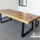 Natural tamarind wood table + bench set 2.4m