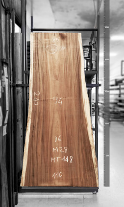 Raintree Wood Table Top 2.4m - MT148 Raintree Wood Table Top 2.4m - MT148